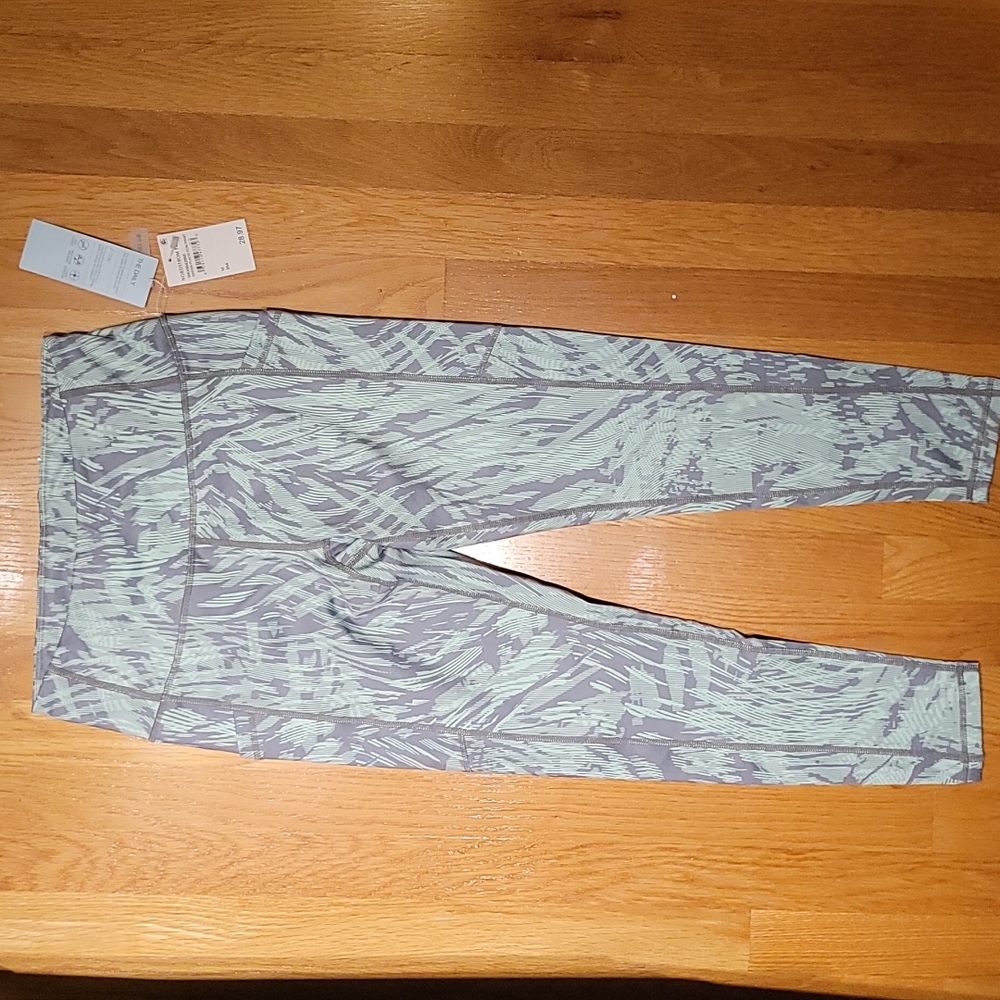 Zella, M, Green Placid Eon Print